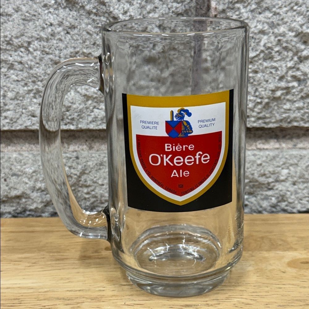 Vintage O’Keefe Ale Glass Beer Mug